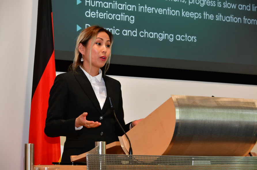 A photograph of participants in the SRS.